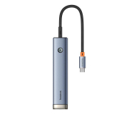 Baseus UltraJoy Series 5-Port HUB AIR Space Grey - 1306377 - zdjęcie 1